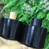 Black Round Matte And Glossy Diffuser Bottle