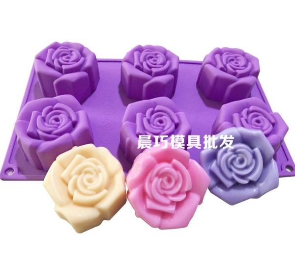 6in1 Hallow Rose Mold