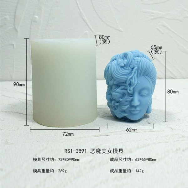 BEAUTY FACE HALLOWEEN MOLD