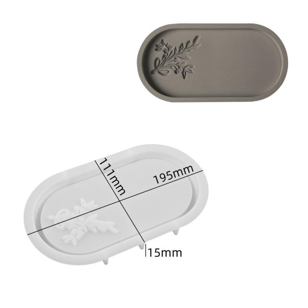 LEAF OVAL TRAY MOLD