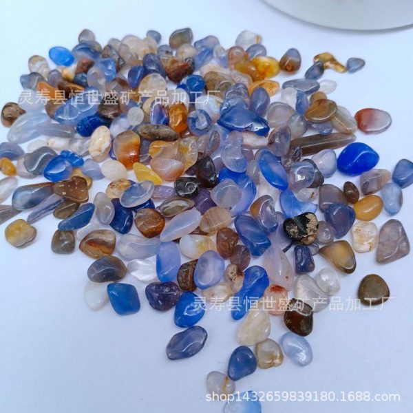 BLUE AGATE CRYSTAL