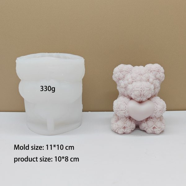 ROSE TEDDY BEAR MOLD - Image 2