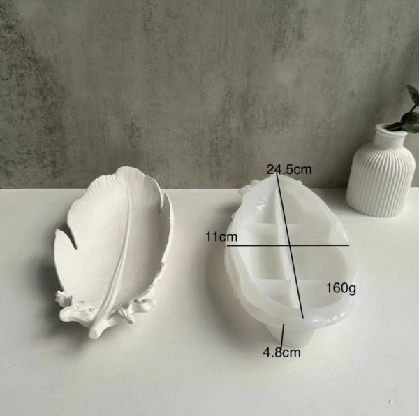 FEATHER PLATE SAUCER MOLD - Image 2