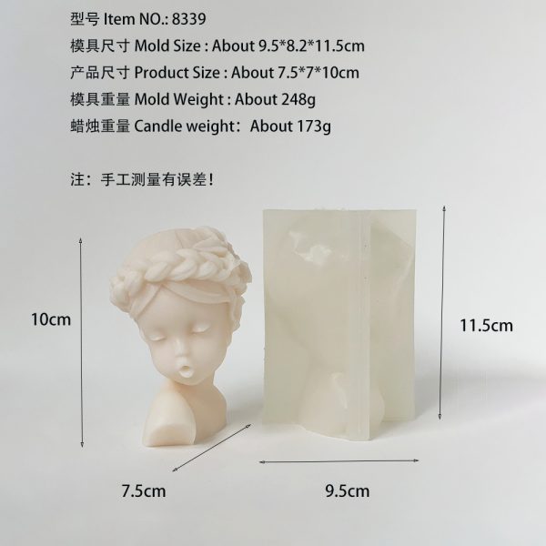 BRAIDED HAIR BABY MOLD