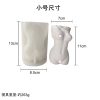 Half lady body vase mold
