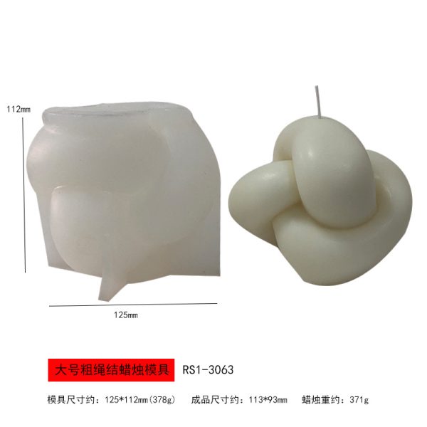 Single thick knot mold