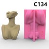 Female side face mold (pink) - Image 2