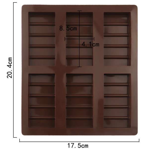 6in1 Chocolate Bar Mold