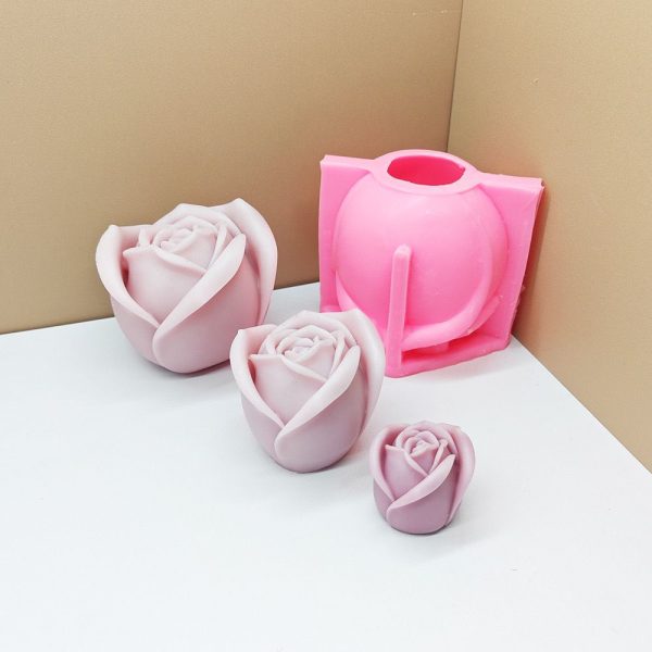 3D Large Rose Mold - Image 2