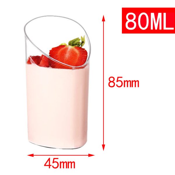 Oblique Disposable Desert Cup