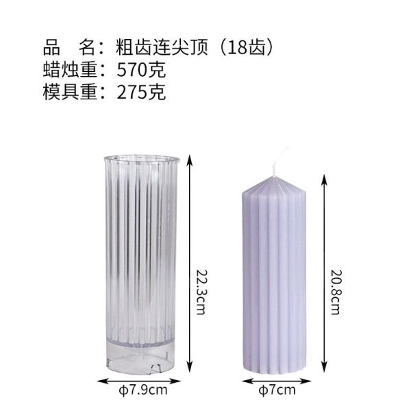 Acrylic Pencil Pillar Mold - Image 4