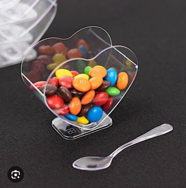 Heart shape disposable pudding cup - Image 3