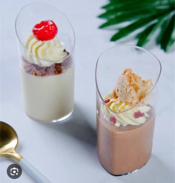 Oblique Disposable Desert Cup - Image 2