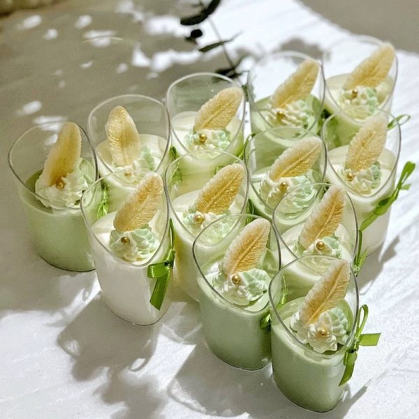 Oblique Disposable Desert Cup - Image 4