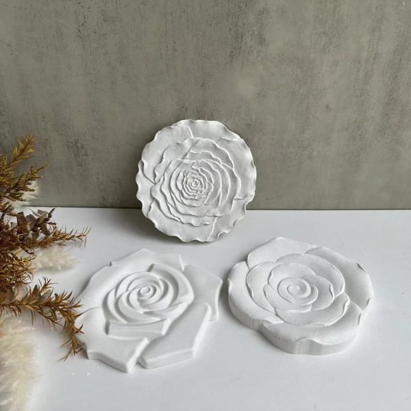 Rose coaster tray mold