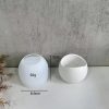 Curve flower pot mold