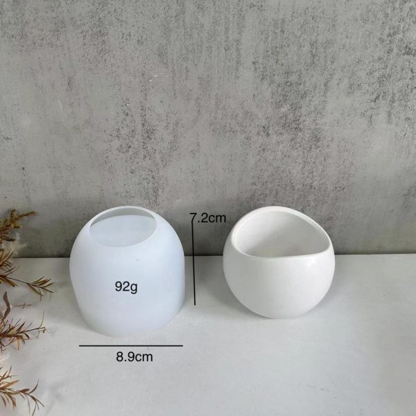 Curve flower pot mold