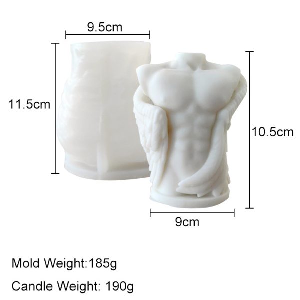 Male Human Body Wings Mold