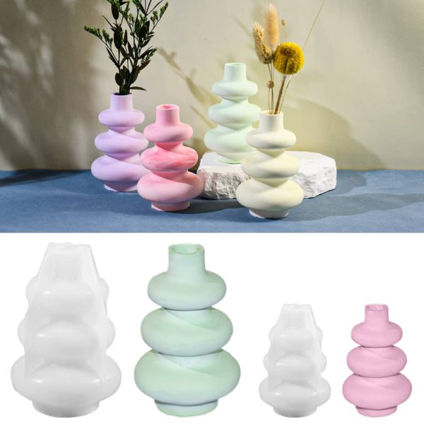 Trumpet Vase White Mold