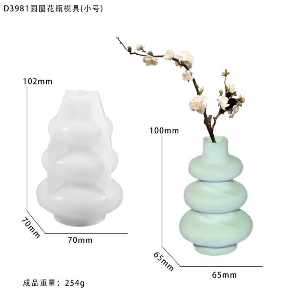 Trumpet Vase White Mold - Image 3