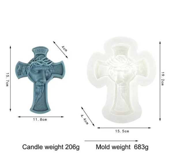 Crucified Cross Mold - Image 3