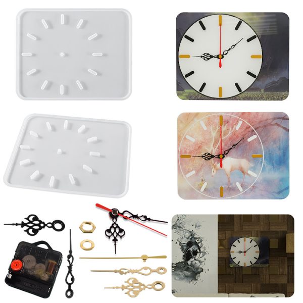Rectangular Clock Mold
