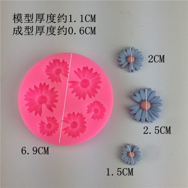 5in1 Sunflower Mold
