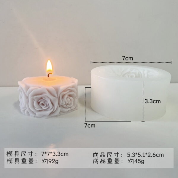 Rose cylinder mold