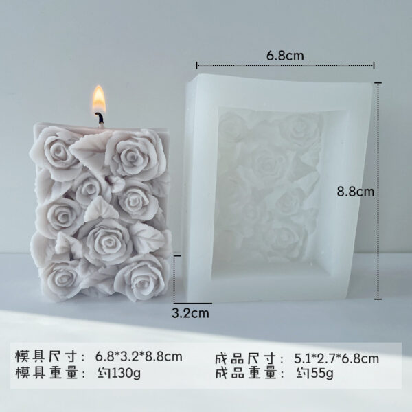 Rose wall mold