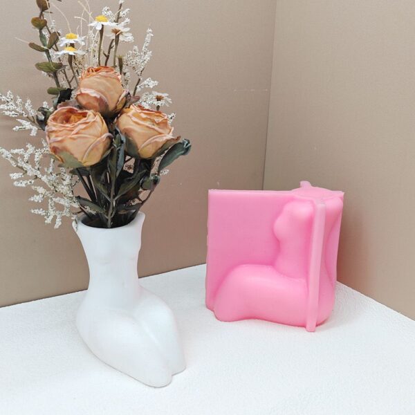 Sitting Woman Body Vase Mold - Image 2