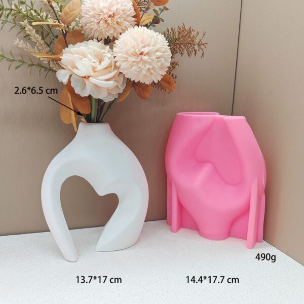 2in1 Big Heart Vase Mold - Image 3