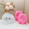 2in1 Big Heart Vase Mold