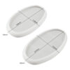 Oval storage tray mold