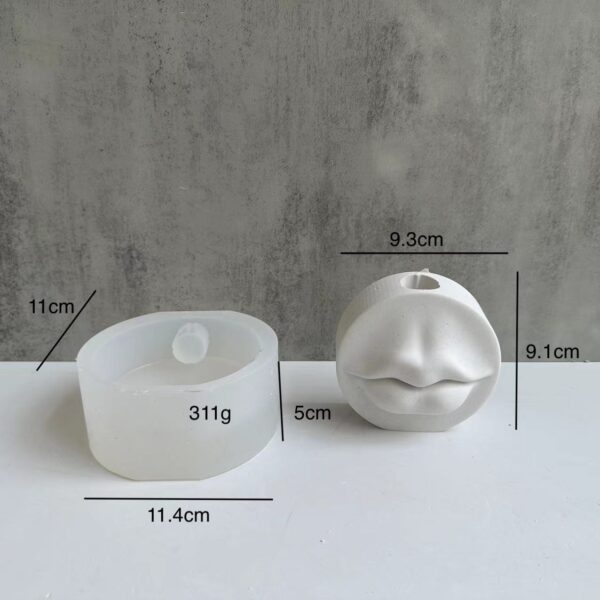 LIP CANDLE HOLDER MOLD