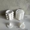 Polka dot jar mold