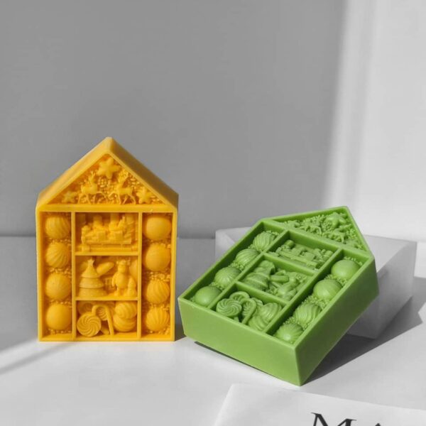 CHRISTMAS BALL HOUSE MOLD - Image 5