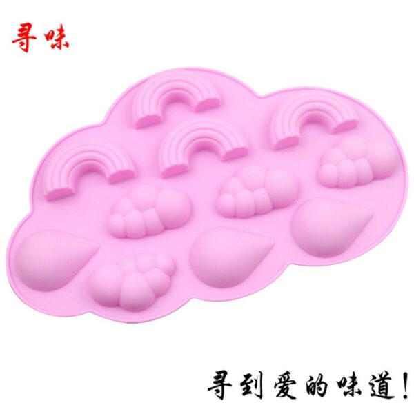 Rainbow cloud mold