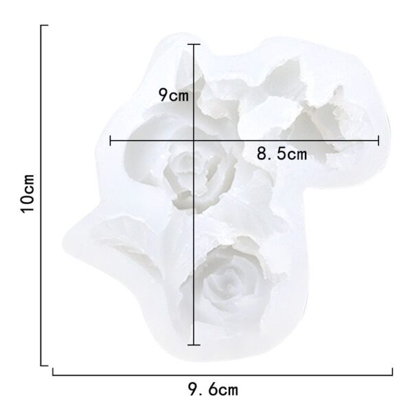 Rose leaf flower mold - Image 2