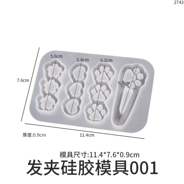 Hair clip mold - Image 5