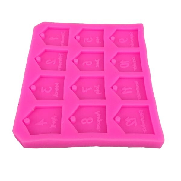 Months label mold
