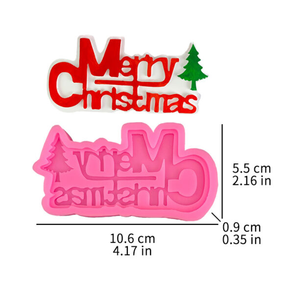 Merry christmas mold