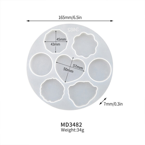 Irregular circular bracket mold
