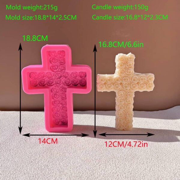 Rose cross mold