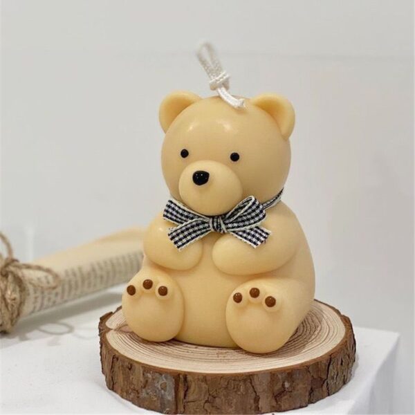 3d Sitting Bear Mold