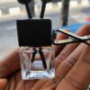 8ml 2Reeds clear car diffuser bottle with black wooden cover