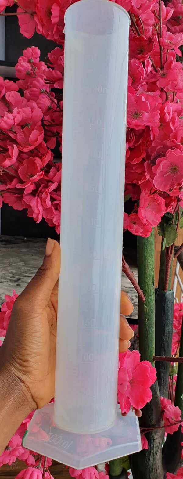 Long Plastic Calibrated Measuring cup