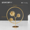 Round Leaf Iron Decor