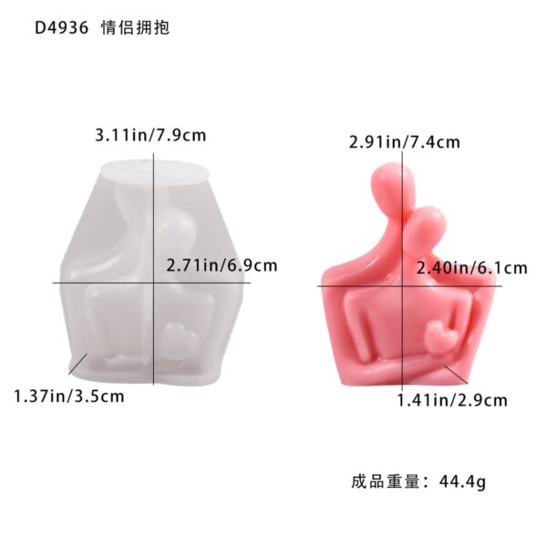Half couple mold with love - Image 3