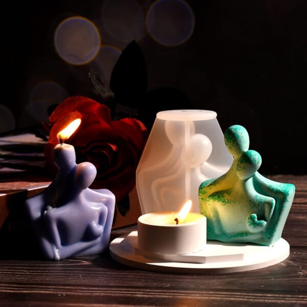 Half couple mold with love