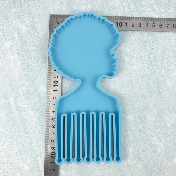 Curly African Hair Comb Mold - Image 4